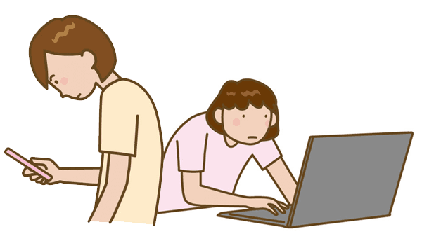 デスクワークやスマホ操作