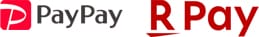 キャッシュレス決済　QRコード　PayPay, R Pay