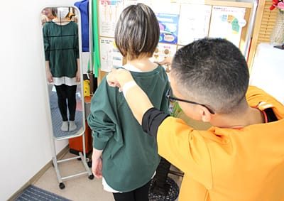 初回来院時の流れ　②施術前の検査